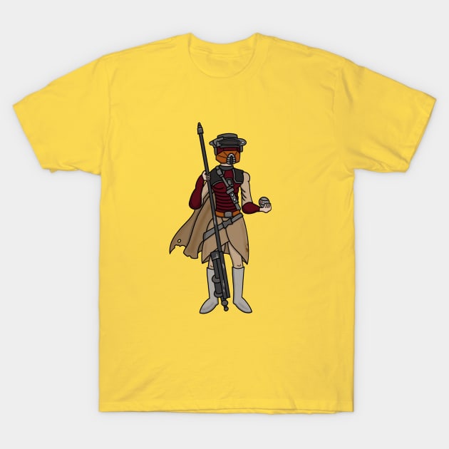 Bounty Hunter Princess T-Shirt by NikInked